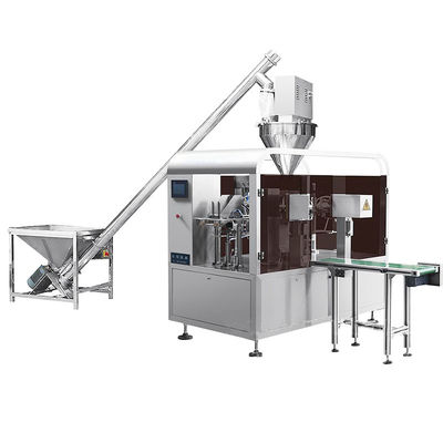 Automatische roterende Doypack-verpakkingsmachine 16-70 zakken/min Voor vooraf gemaakte Doy-zakken