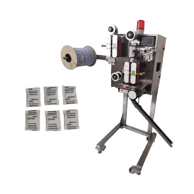 Automatische silicagel-deoxiderende desiccantsachet-inzeter voor verticale zakken of horizontale verpakkingsmachines
