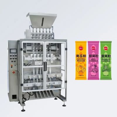High-speed 6-lane Food-grade Dust-proof Powder Packaging Machine for Seasoning and Meal Replacement Powder