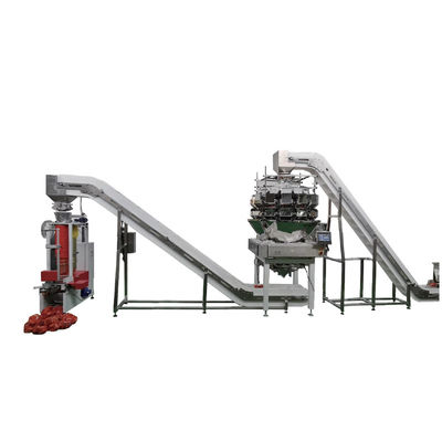 Elektrische zakverpakkingsmachine voor groenten en fruit met netten