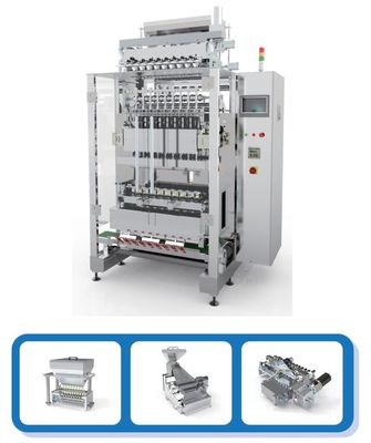 Multi Lane Ketchup Sachet Packing Machine Multi Track Small Stick Bag Automatisch