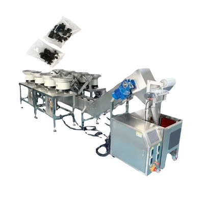 120 Pcs/Min Vibrating Plate Hardware Packing Machine For Small Parts High Speed