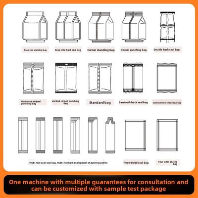 Fully Automatic Multi Lane Packing Machine with 30-50bag/min/lane Speed 1900*1150*1850mm Dimensions and 1 Year Warranty