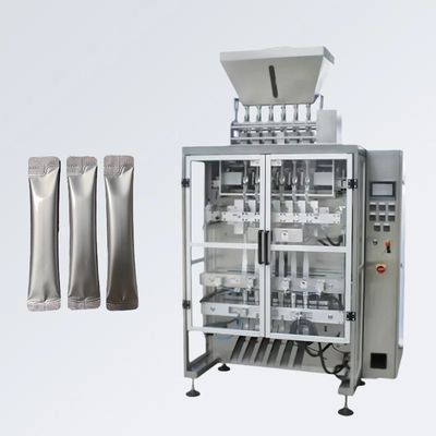 Automatic Multi Lane Packing Machine with 30-50bag/min/lane Speed 0.65mpa Air Consumption and 2.0KW Power for Food and Chemical Packaging