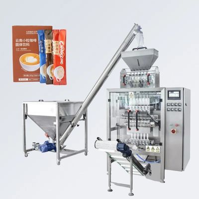 High-Accuracy 6-lane Granule Packaging Machine for Easy To Operate Multi Lane Packing of MSG Vitamin Granules Coffee and Candy
