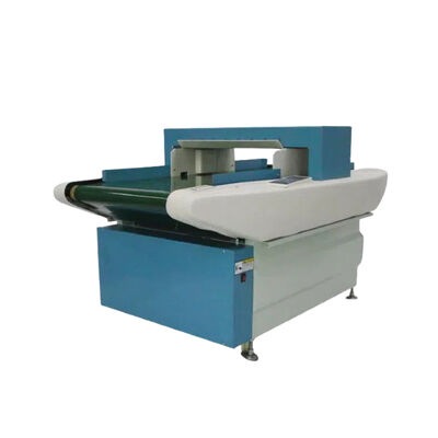 High-Speed High-Sensitivity PLC Controlled Conveyor Belt Needle Detector for Knitting Packaging Textiles Metal Detection